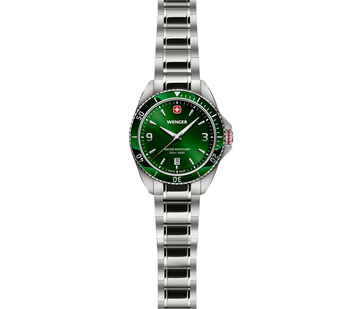 Executive 40mm, Green Dial, Silver Stainless Steel