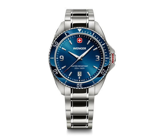 Executive 40mm, Blue Dial, Silver Stainless Steel