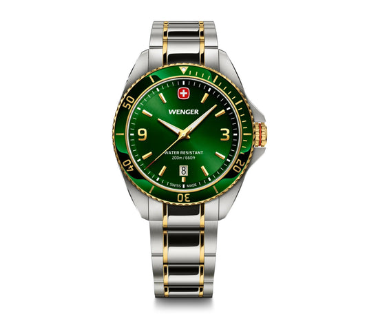 Executive 40mm, Green Dial, Silver/Gold Stainless Steel