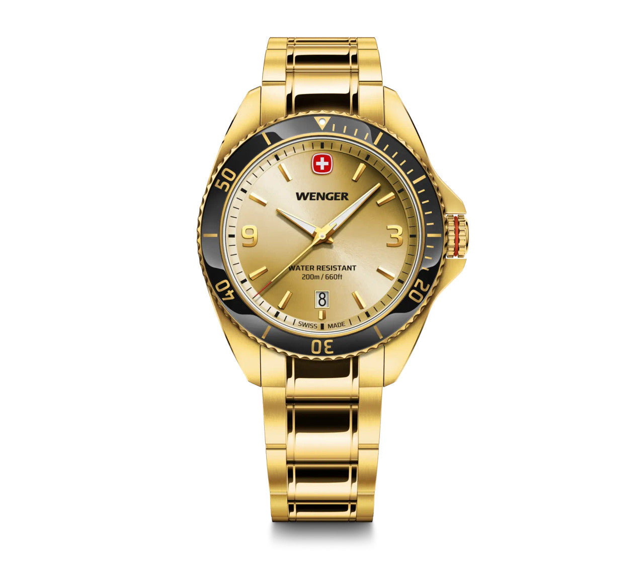 Executive 40mm, Gold Dial, Gold Stainless Stell
